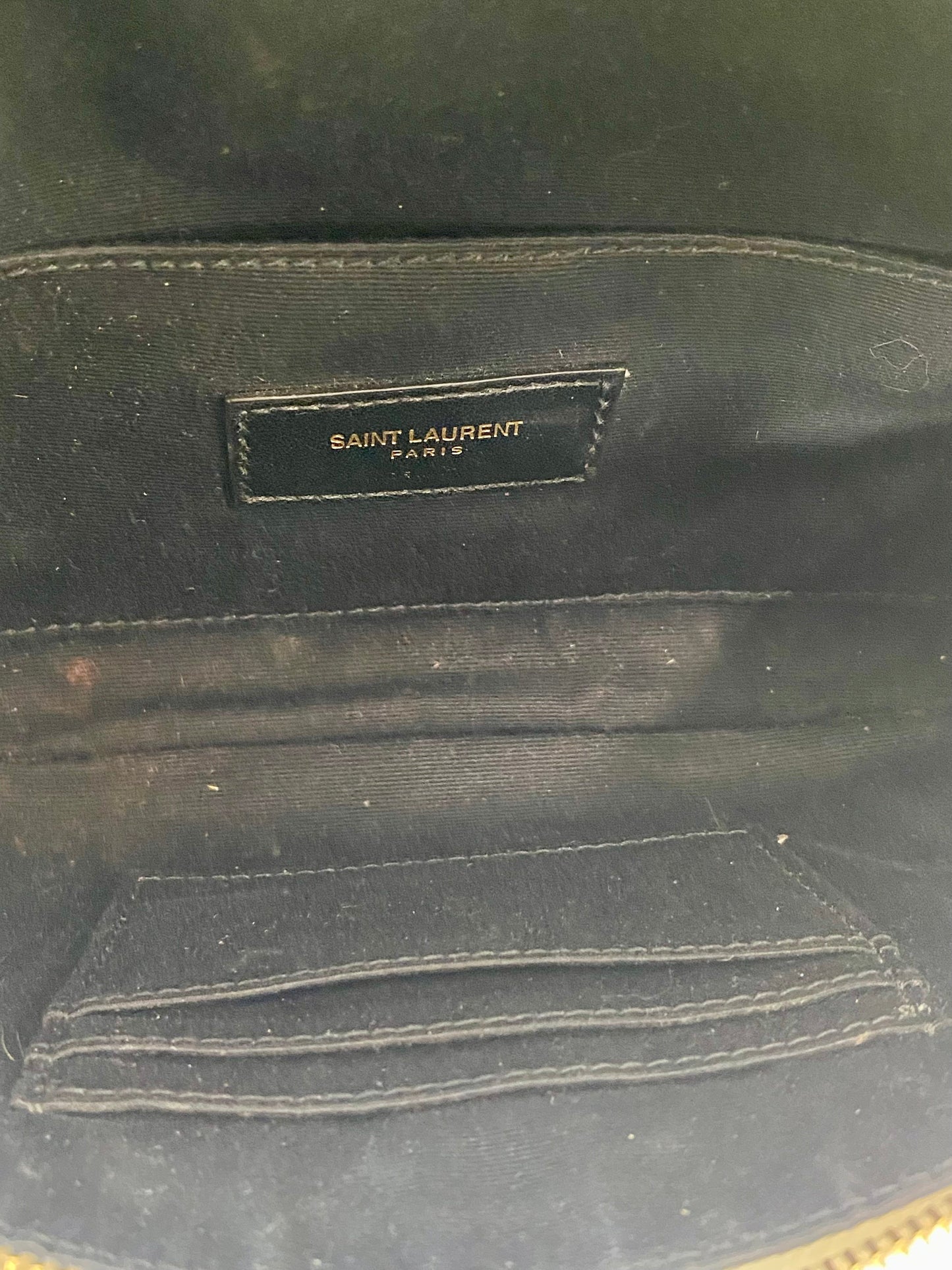 YSL GRAIN DE POUDRE MONOGRAM BELT BAG