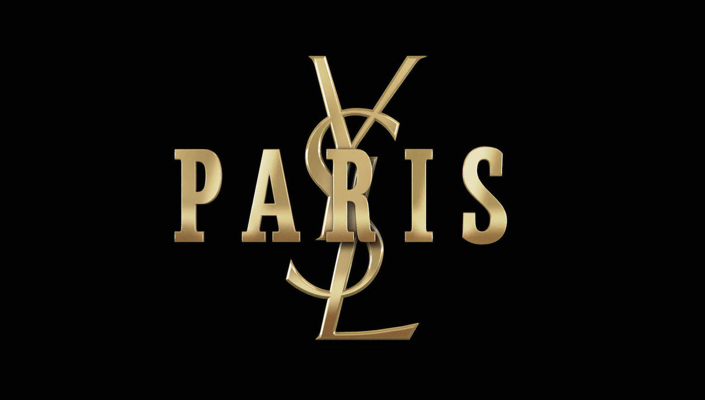 YSL MONOGRAM GRAINED LEATHER BELT