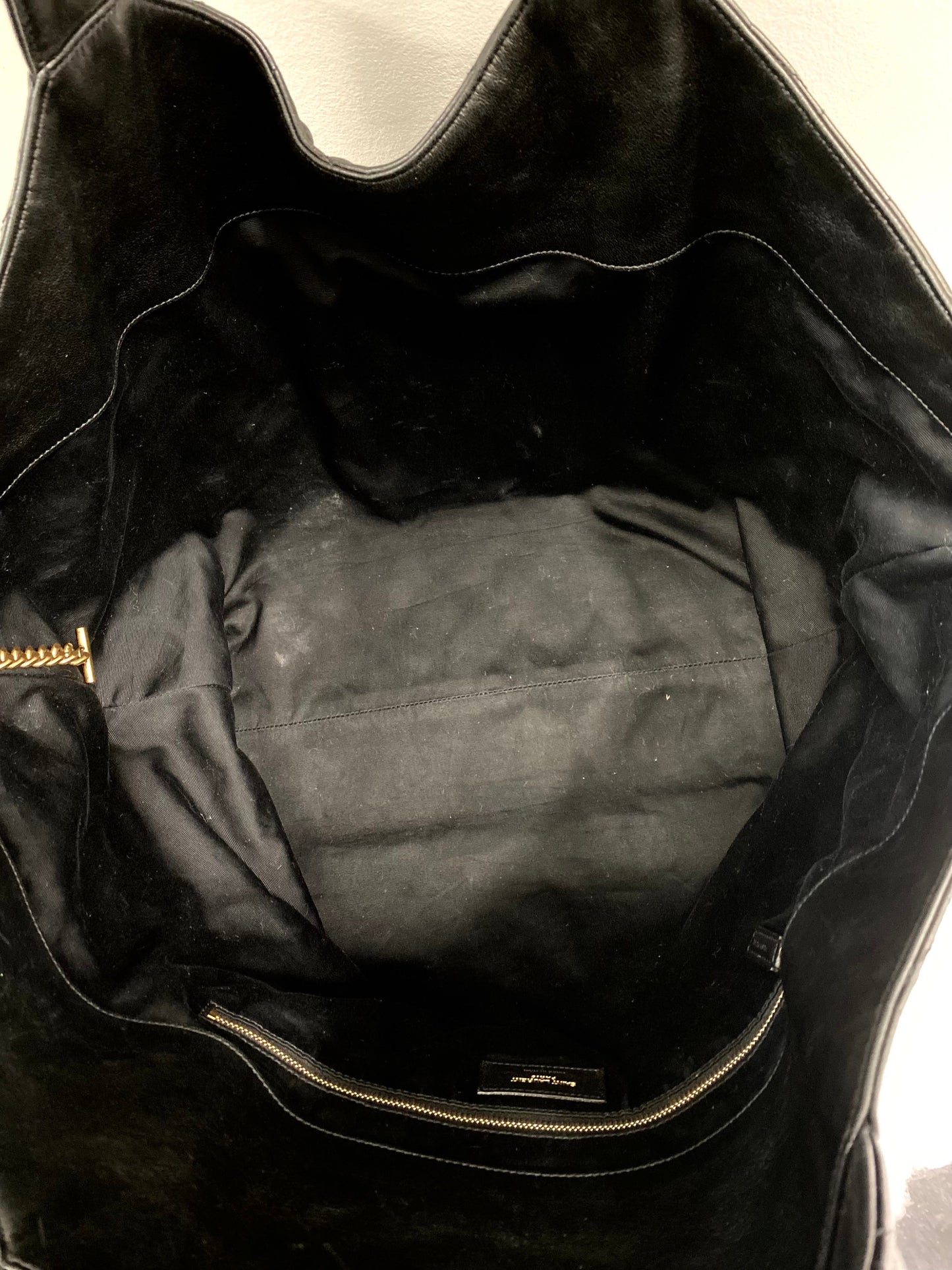 YSL QUILTED LAMBSKIN MAXI ICARE SHOPPING TOTE