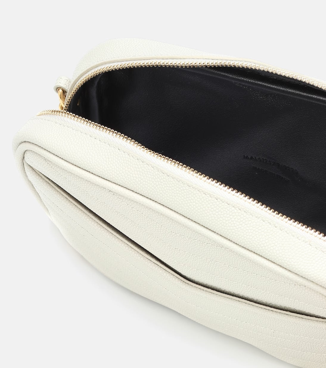 YSL LOU MINI MATELASSE LEATHER SHOULDER BAG BLANC VINTAGE