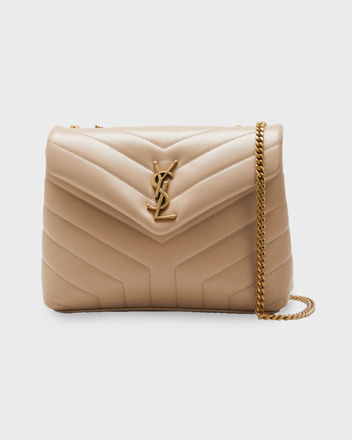 YSL LOULOU SMALL MATELASSE CALFSKIN LEATHER BAG