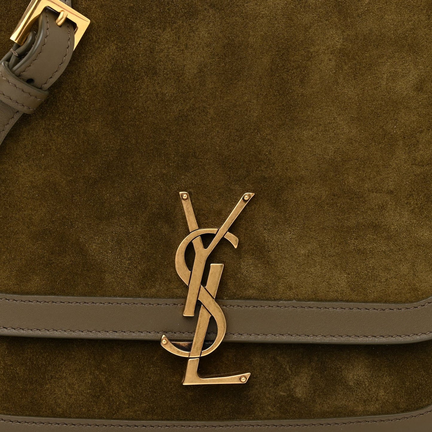 YSL SUEDE CALFSKIN SOLFERINO MEDIUM CROSSBODY BAG
