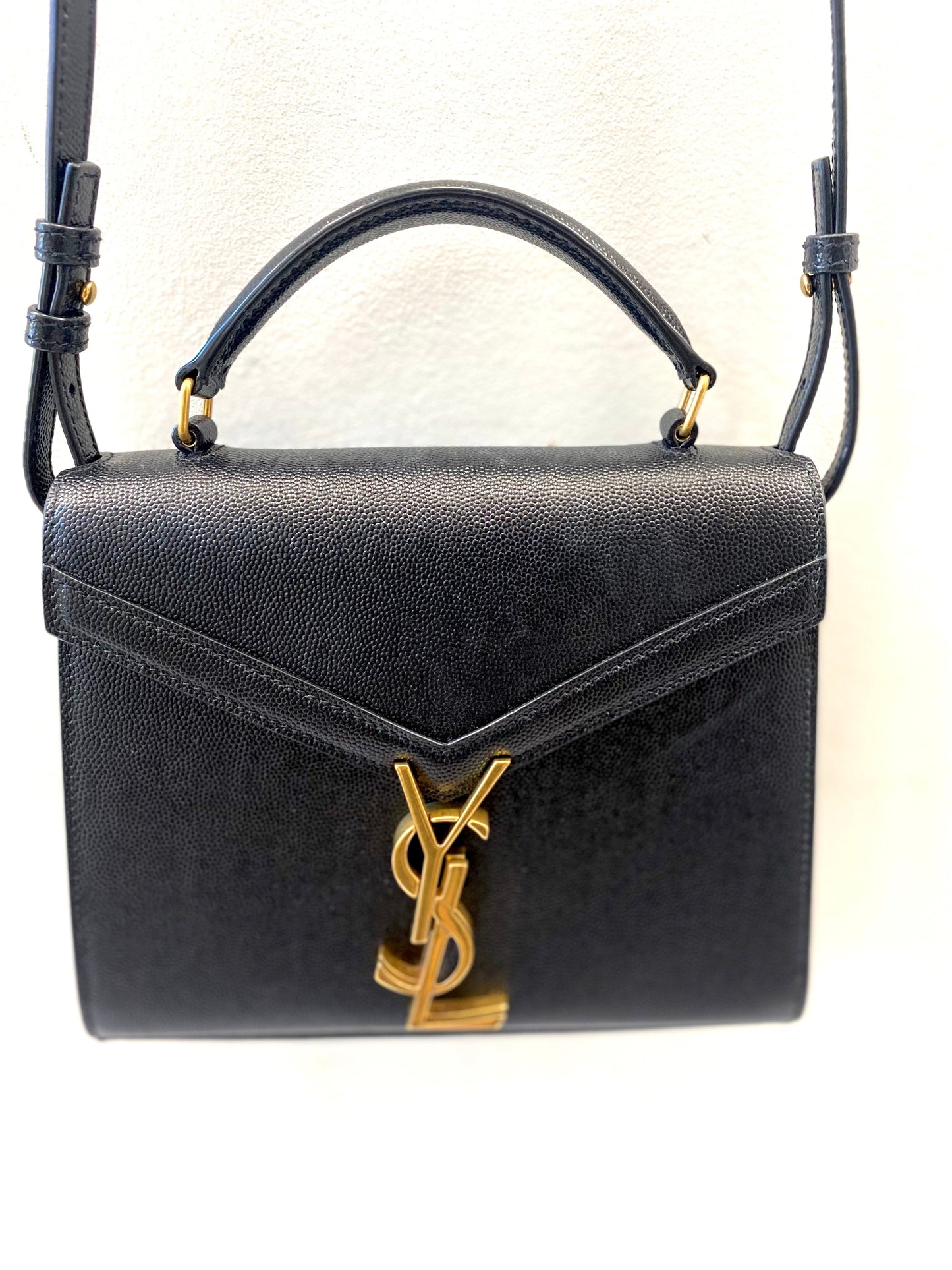 YSL MINI CASSANDRA LEATHER SHOULDER BAG