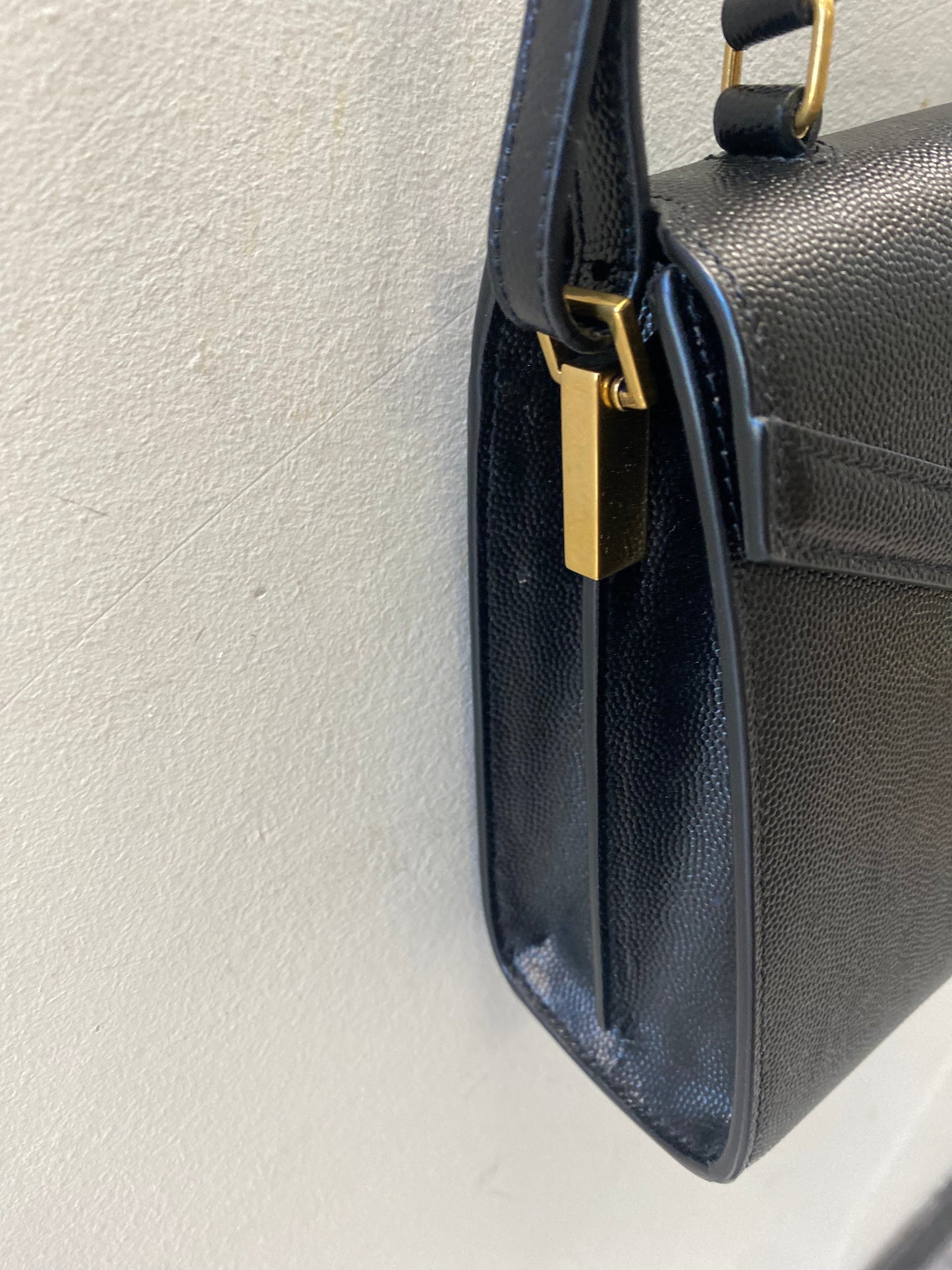 YSL MINI CASSANDRA LEATHER SHOULDER BAG