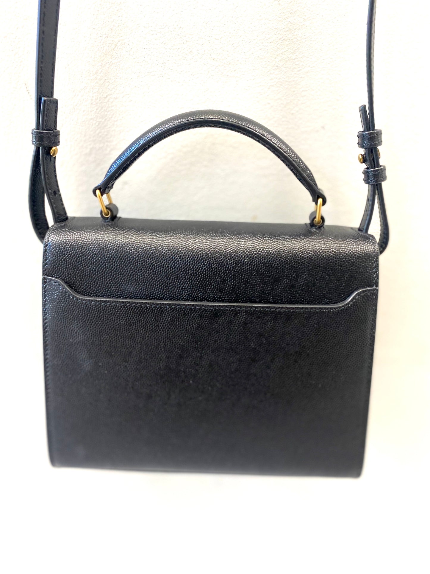 YSL MINI CASSANDRA LEATHER SHOULDER BAG