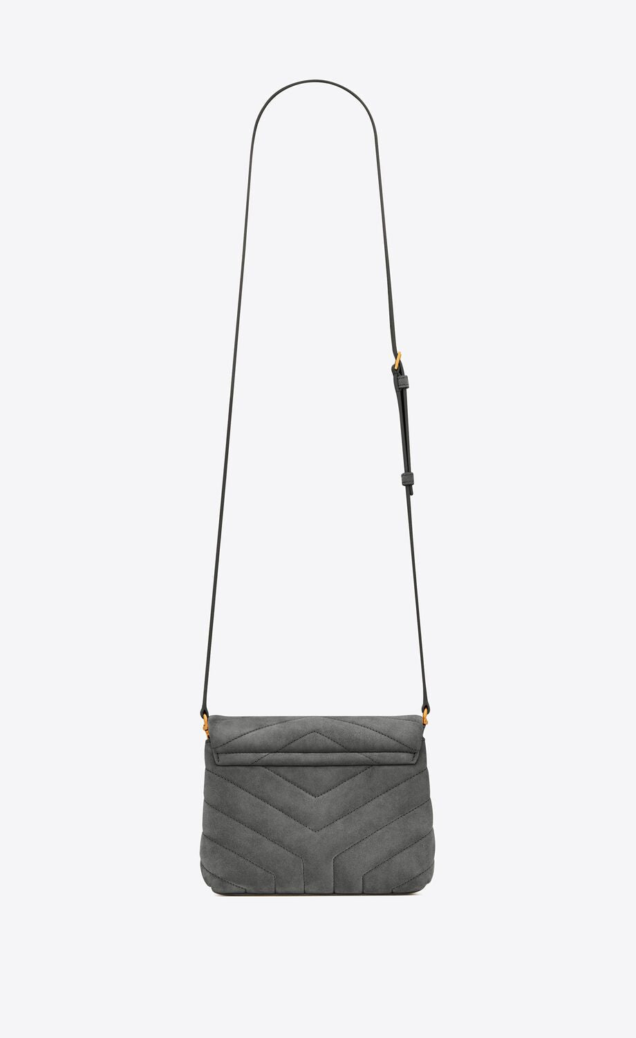 YVES SAINT LAURENT LOULOU TOY DENIM SHOULDER CROSSBODY BAG
