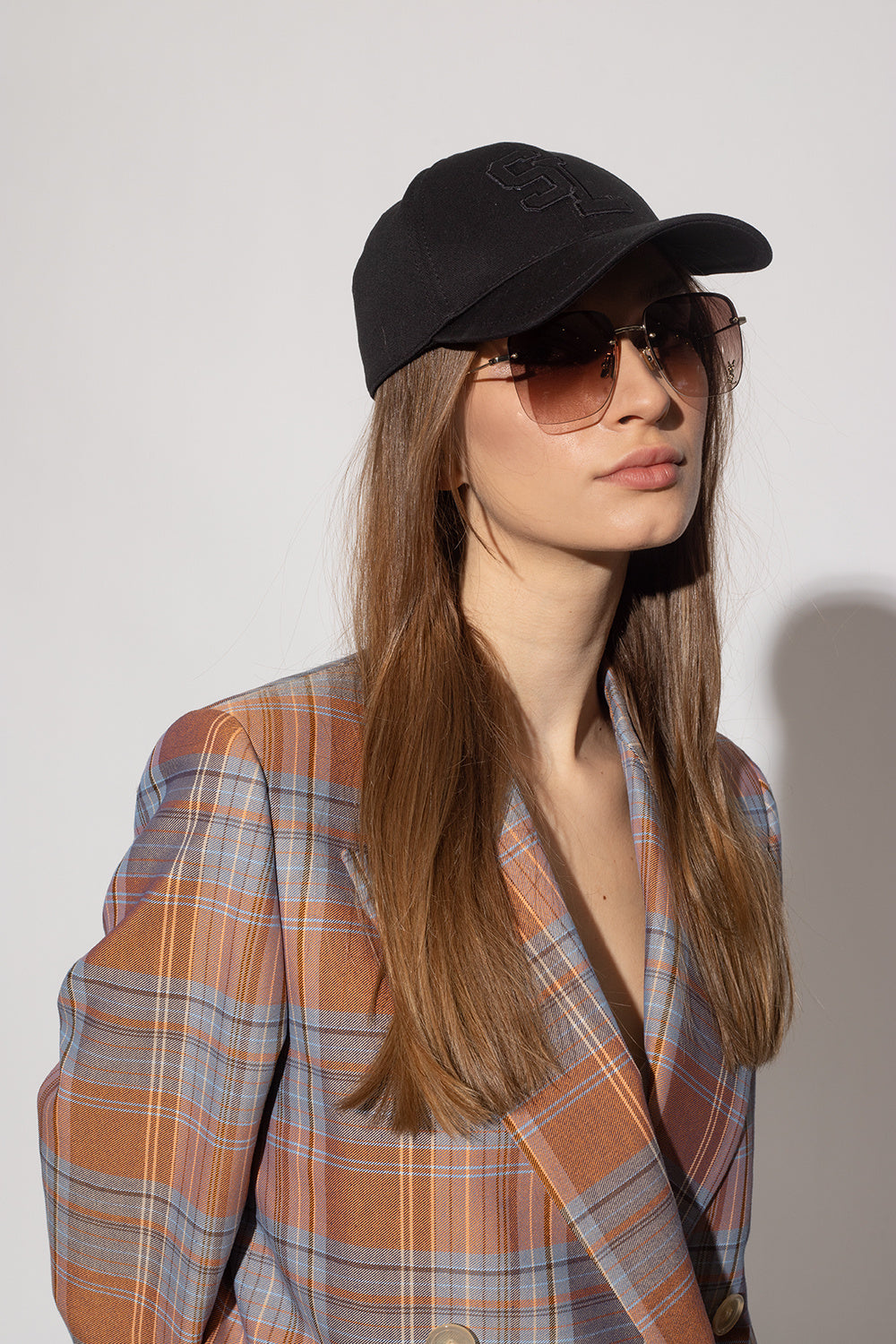 YSL SL BASEBALL CAP BLACK