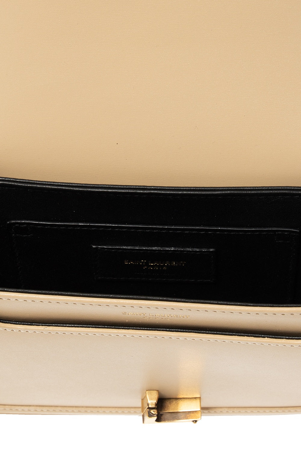 YSL SOLFERINO SMALL SATCHEL IN BOX SAINT LAURENT LEATHER