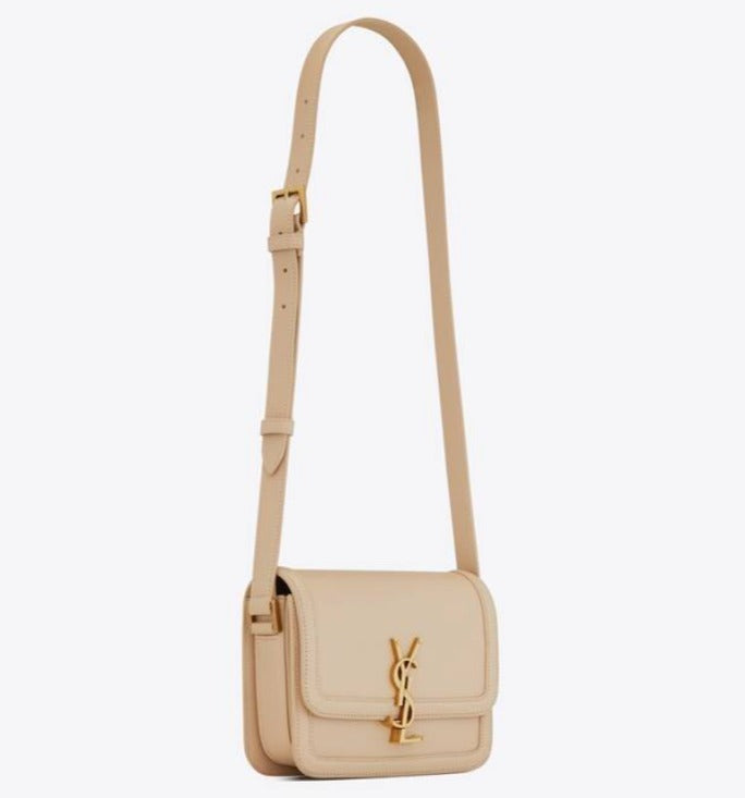 YSL SOLFERINO SMALL SATCHEL IN BOX SAINT LAURENT LEATHER