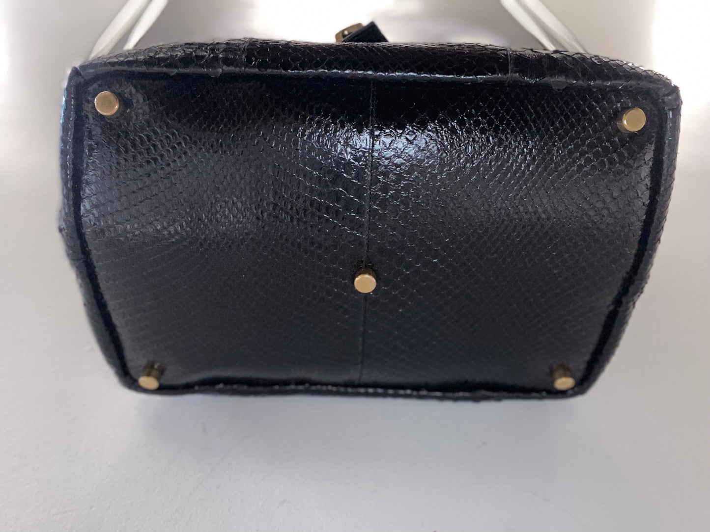YVES SAINT LAURENT SNAKESKIN FAUBOURG BAG