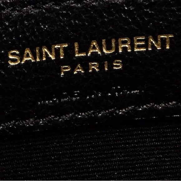YVES SAINT LAURENT MATELASSÉ ROUND CAMERA BAG
