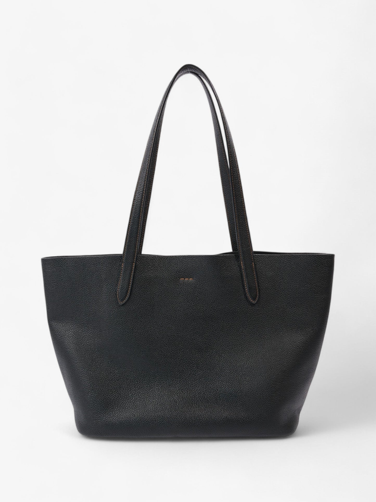 Coach Cameron Tote Black Grained Leather