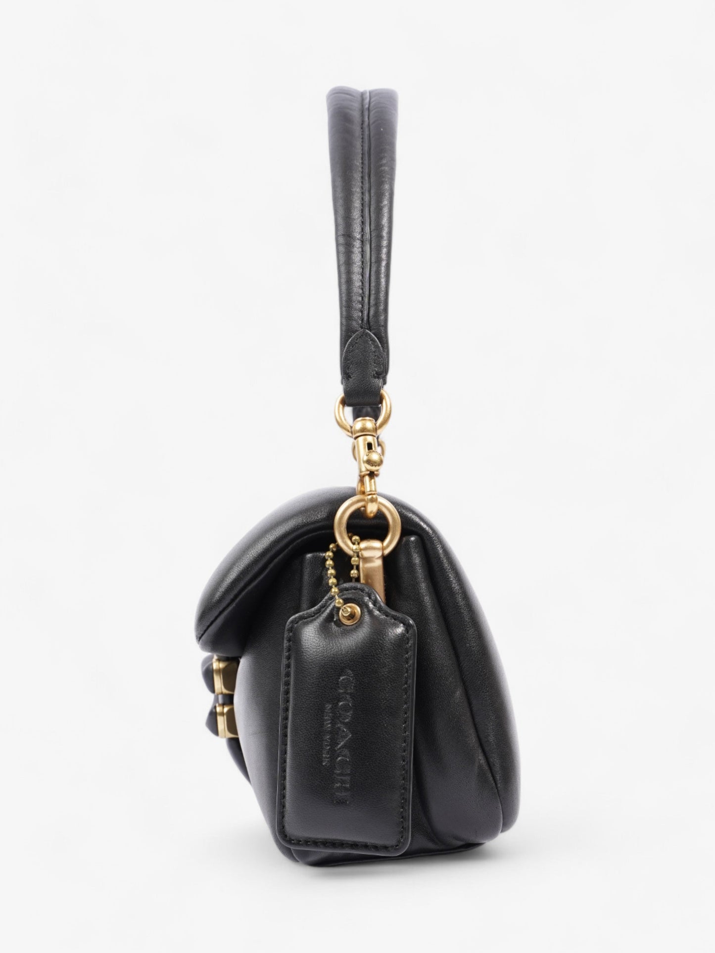 Coach Pillow Tabby Black Nappa Leather 26