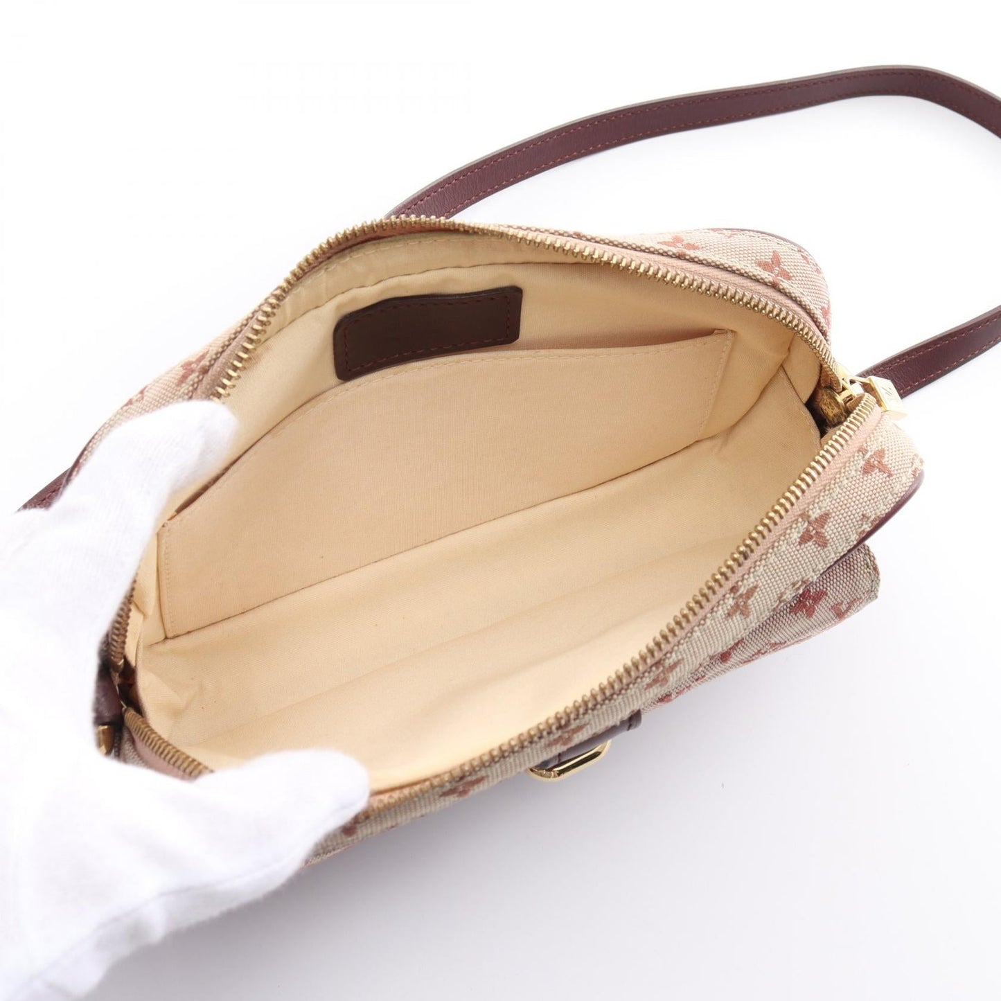 Louis Vuitton  Monogram Mini Lin Juliette MM Canvas Shoulder Bag