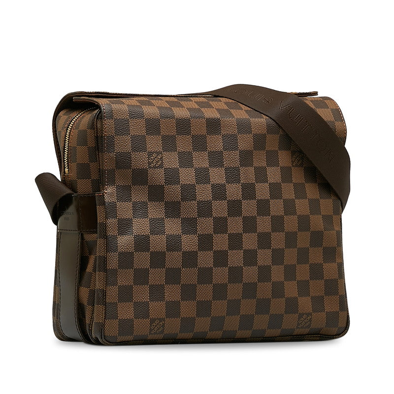 Louis Vuitton Damiere Naviglio N45255 Brown PVC Leather Lady Louis Vuitton