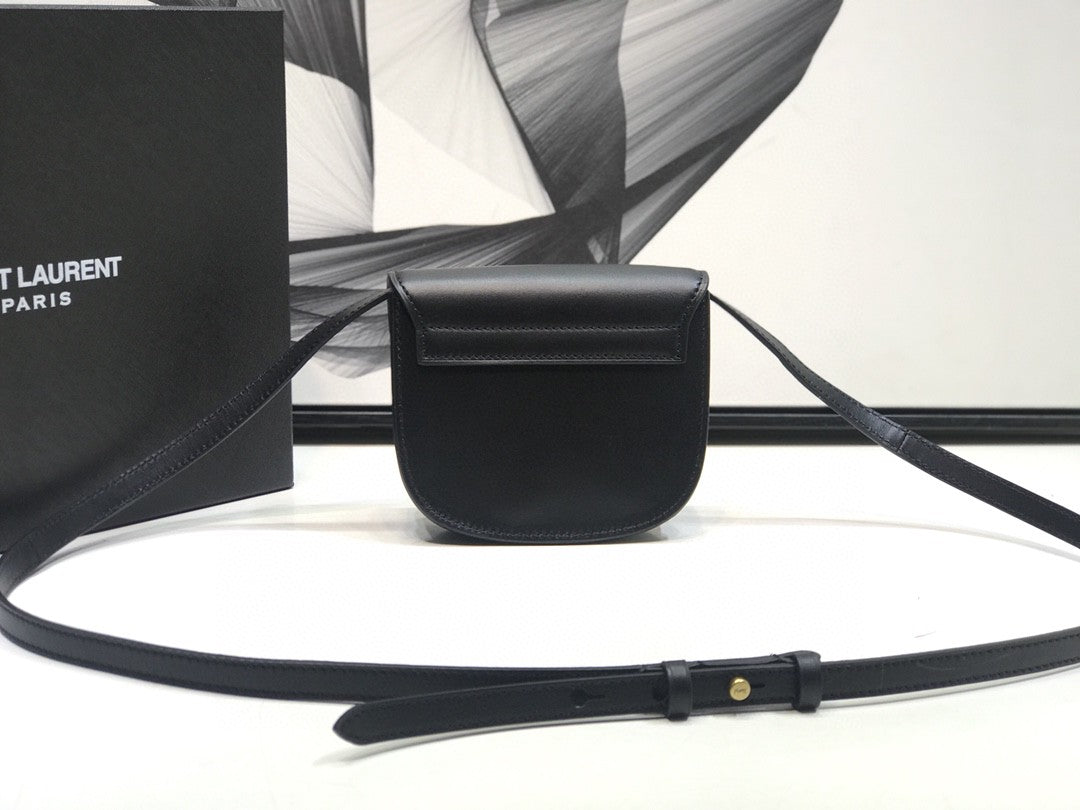 GLAMI Kaia Small Satchel Black For Women 7.2in/18.5cm YSL 619740BWR0W1000