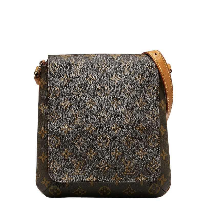 Louis Vuitton Monogram Salsa Short Shoulder Bag M51258 Brown PVC Leather Lady Louis Vuitton