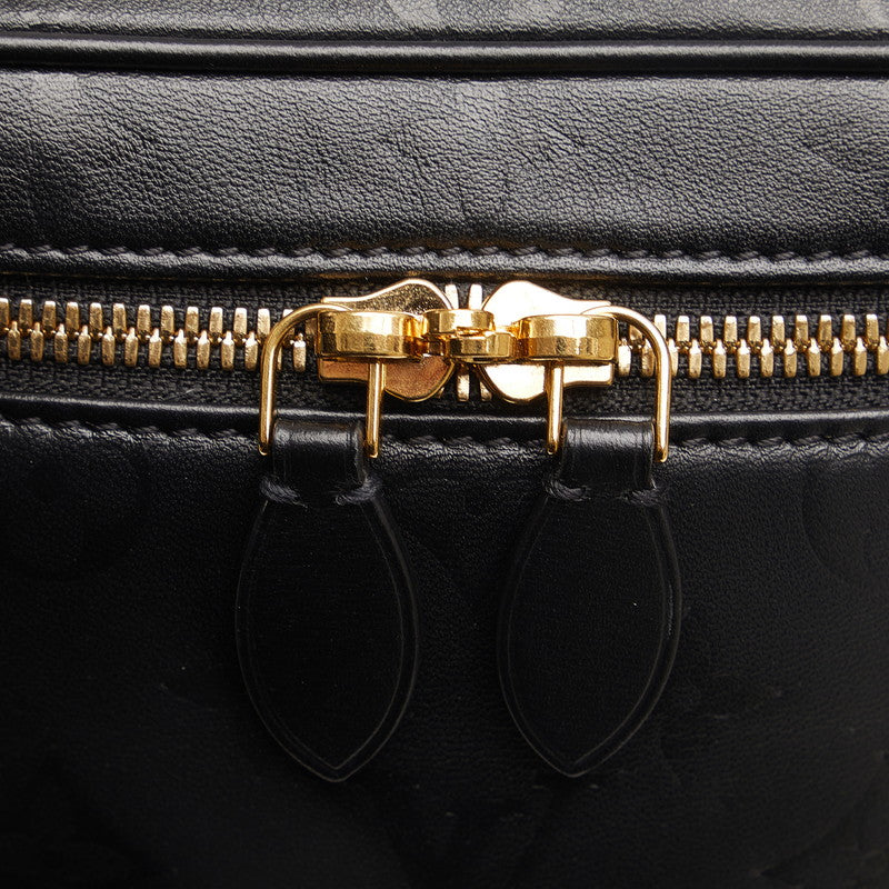 Louis Vuitton Monogram Ink Vanity PM Vanity Bag Shoulder Bag 2WAY M57118 Noir Black Leather  Louis Vuitton