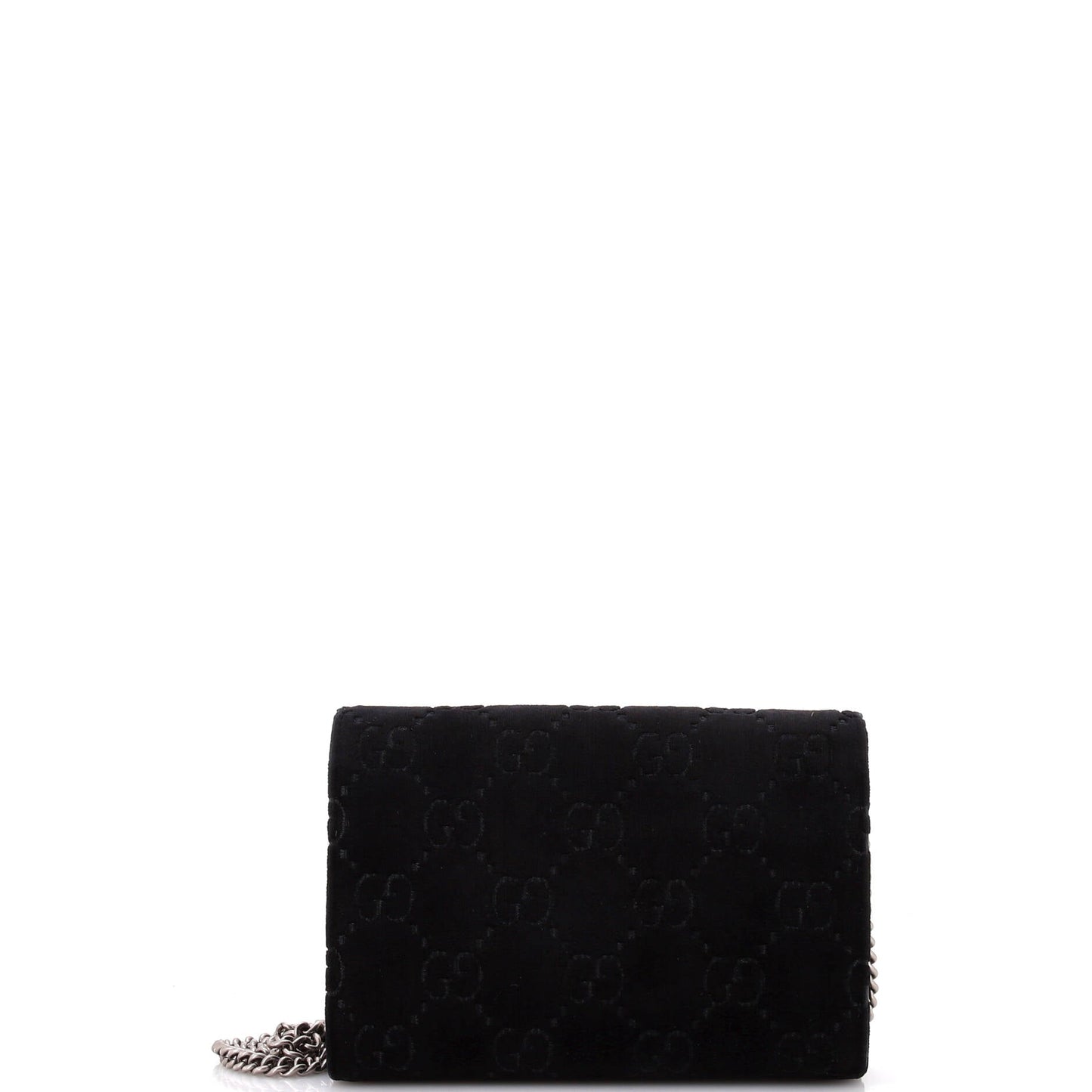 Dionysus Chain Wallet GG Velvet Small