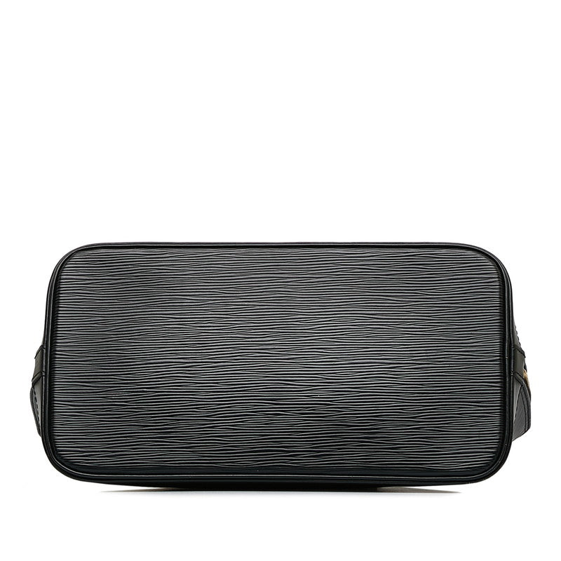 Louis Vuitton Epic Alma Handbag M52142 Noir Black Leather Lady Louis Vuitton