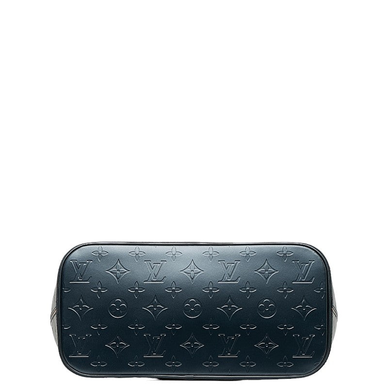 Louis Vuitton Monogram Matt Stockton Handbag M55115 Blue Leather  Louis Vuitton