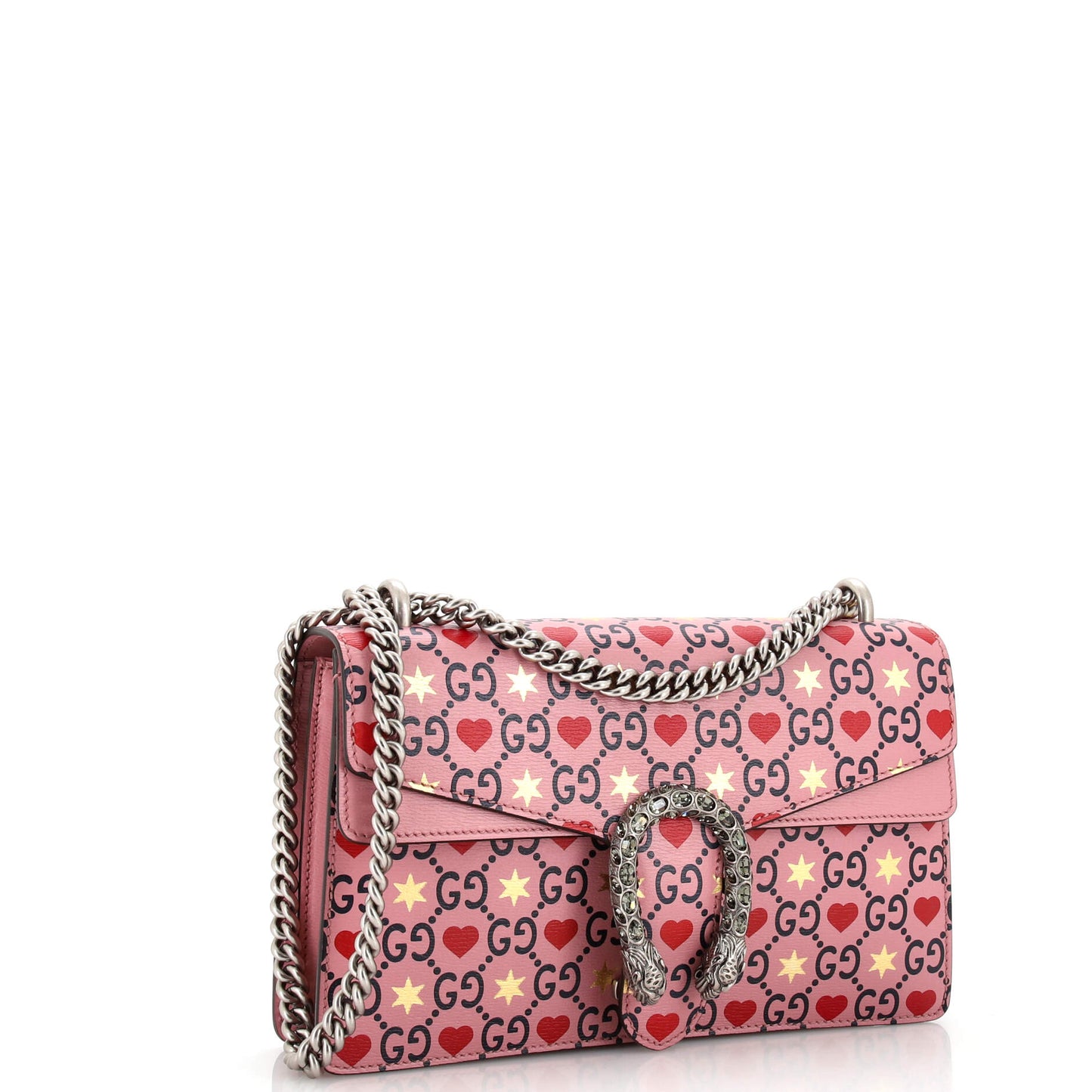 Dionysus Bag Limited Edition Valentines GG Printed Leather Small