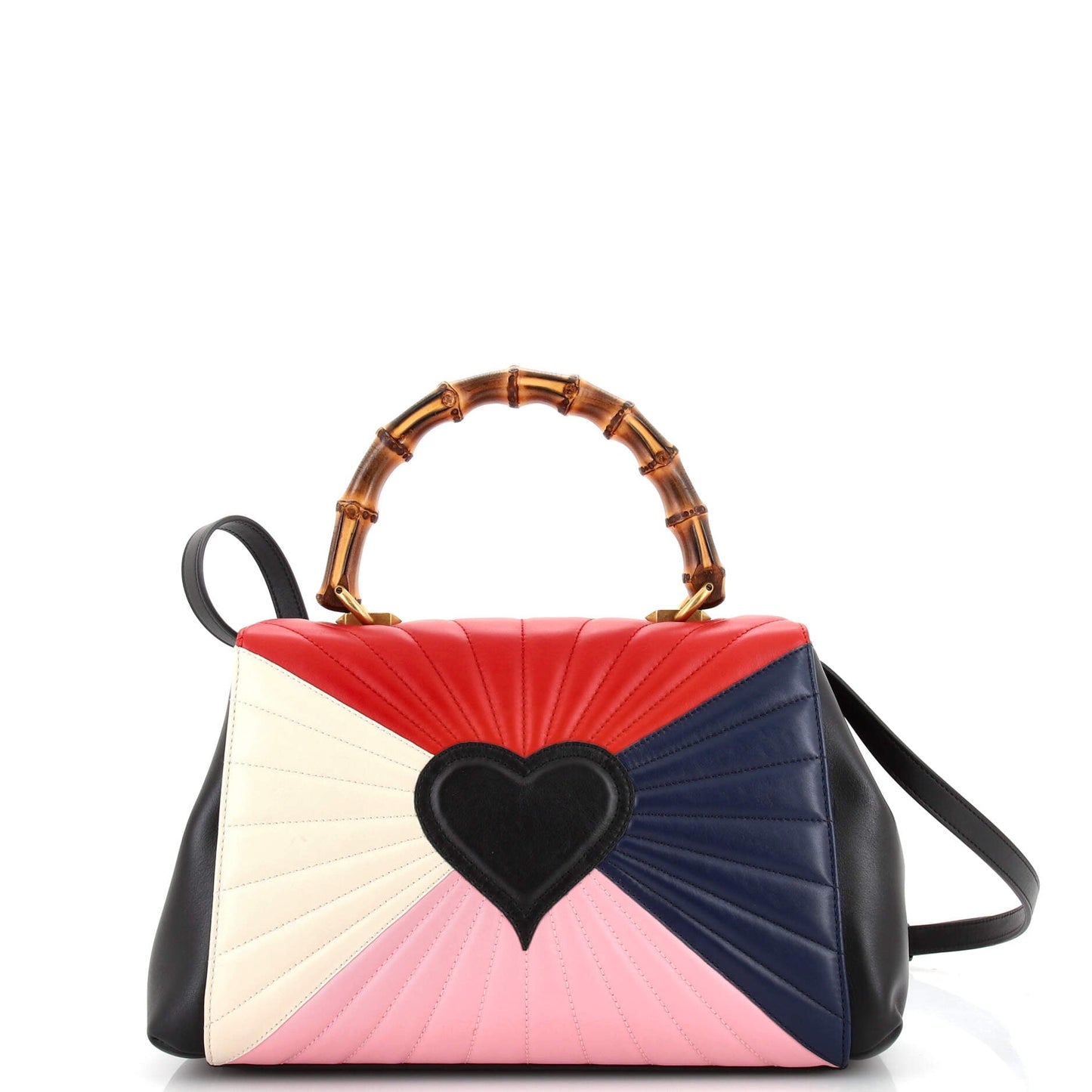 Queen Margaret Top Handle Bag Multicolor Quilted Leather Medium
