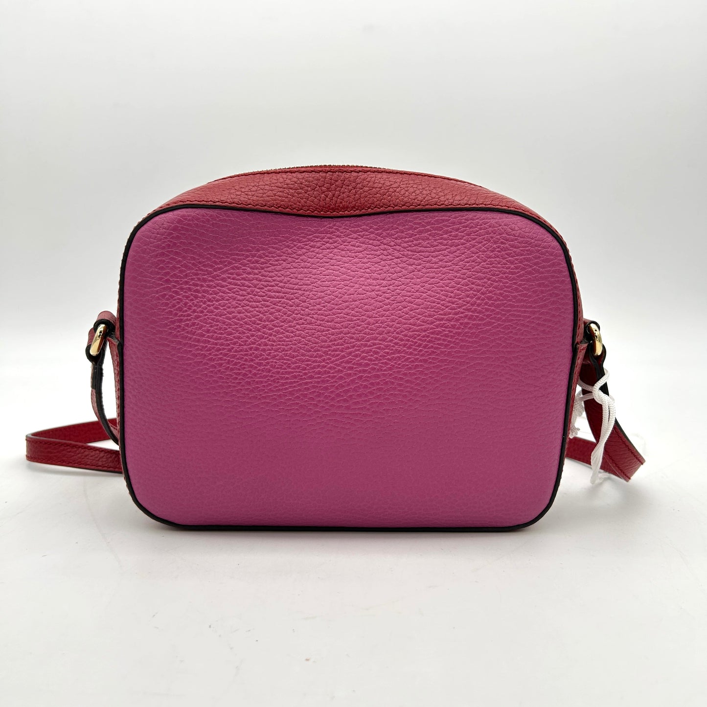 GLM-- Soho Small Shoulder Bag in pink and red leather LA12338