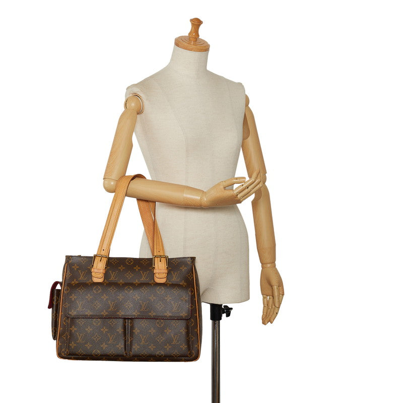 Louis Vuitton Monogram Multiple City Shoulder Bag M51162 Brown PVC Leather  Louis Vuitton