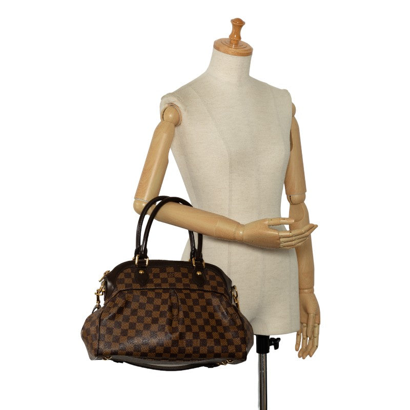 Louis Vuitton Louis Vuitton Damière N51997 Handbag PVC/Leather Brown