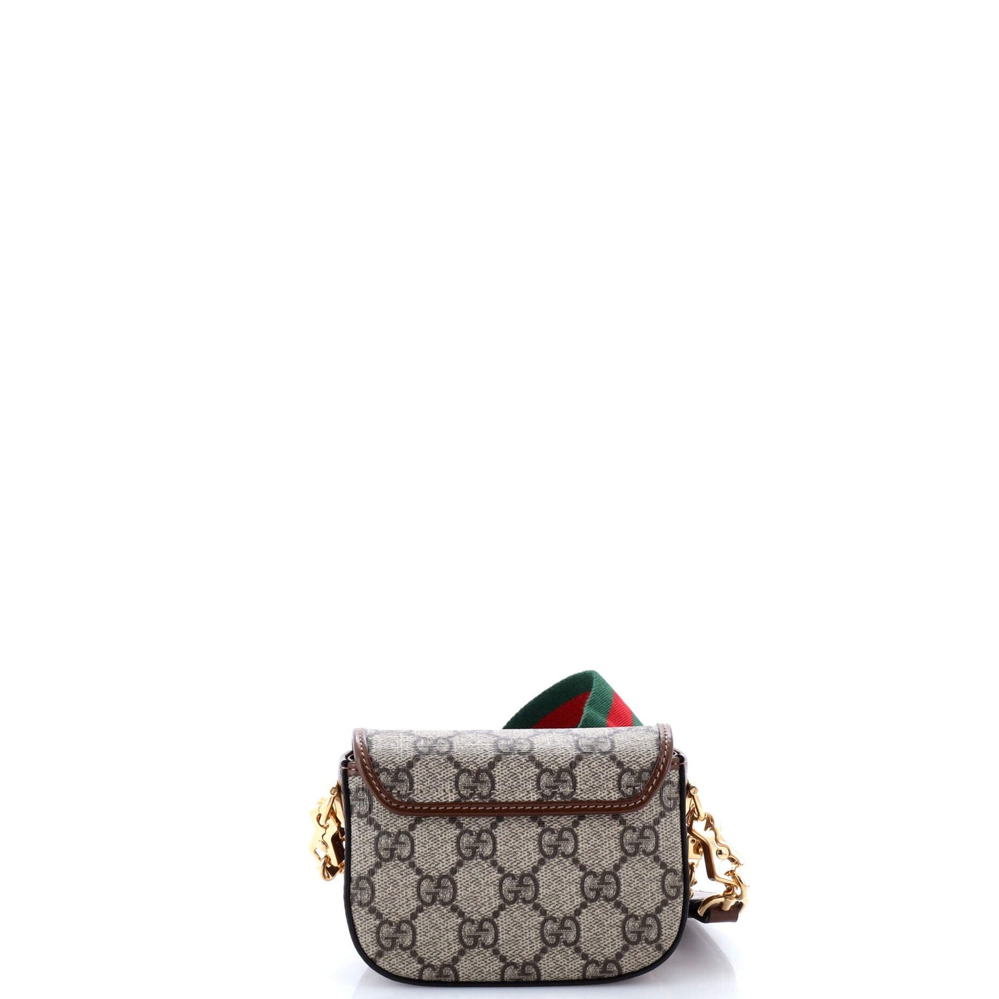 Horsebit 1955 Flap Wallet with Strap GG Coated Canvas