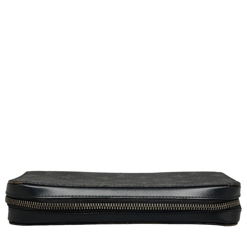 Louis Vuitton Monogram M61698 Long Wallet PVC/Leather Black