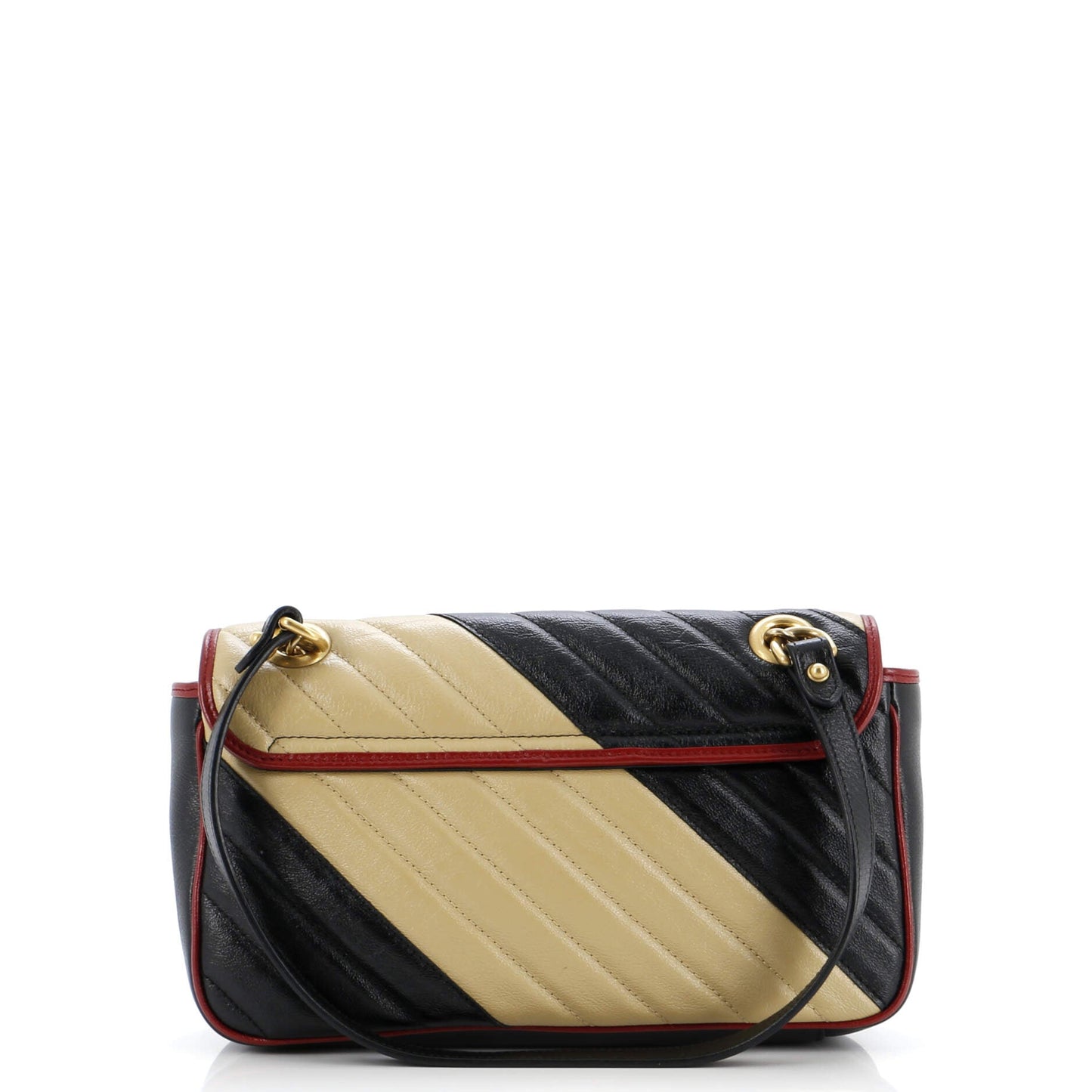 GG Marmont Flap Bag Diagonal Quilted Leather Medium