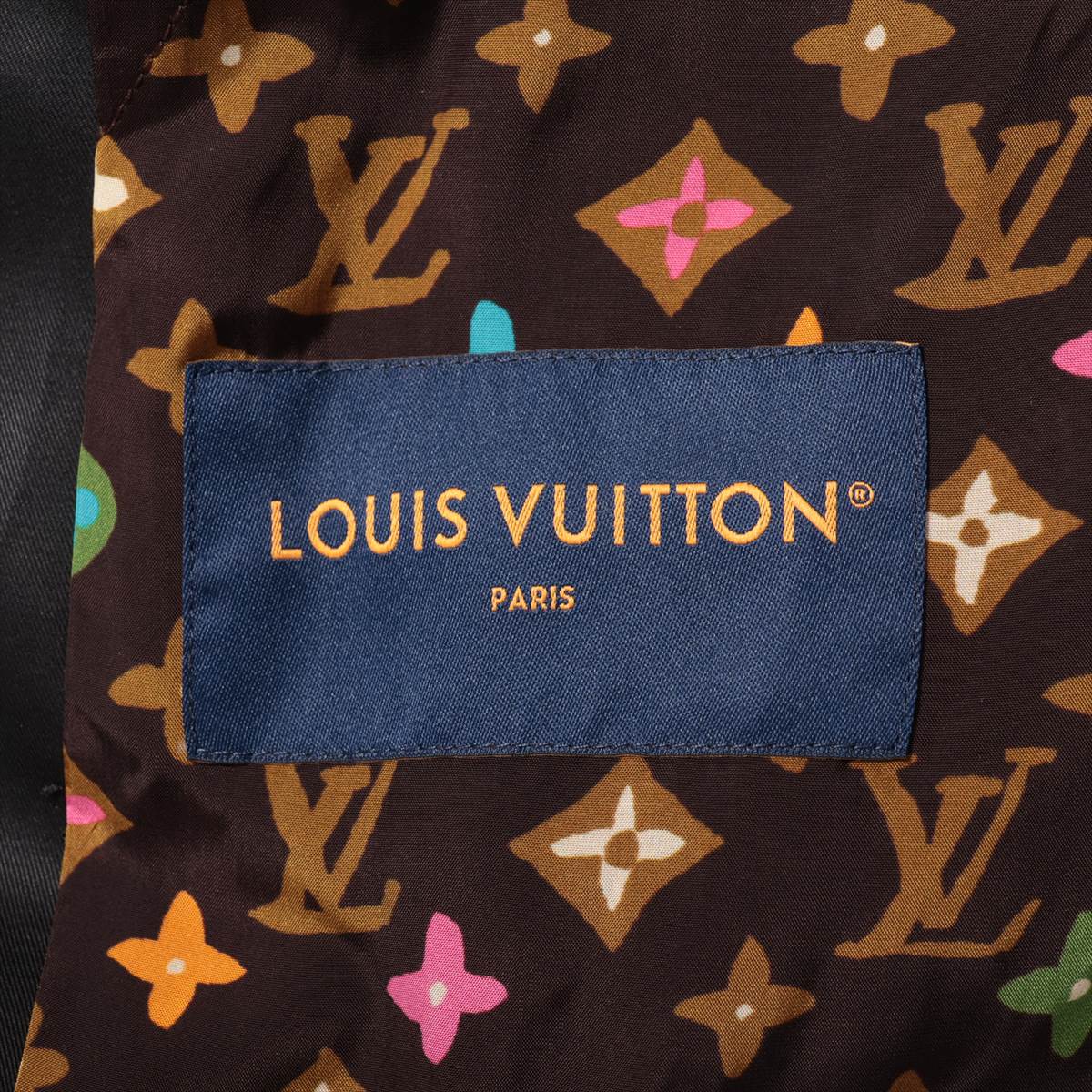Louis Vuitton 24AW Cotton x Acrylic Jacket 52 Men Black Cotton Abbe Jacket Wizmonogram Free Colour RM242MM