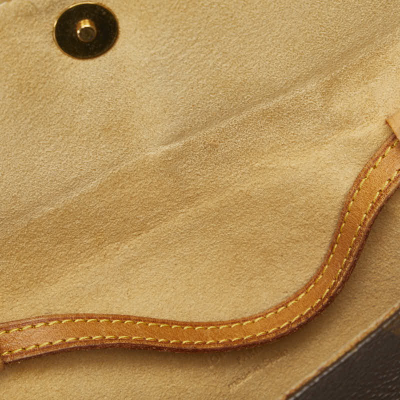 Louis Vuitton Monogram M51854 Shoulder Bag PVC/Leather Brown