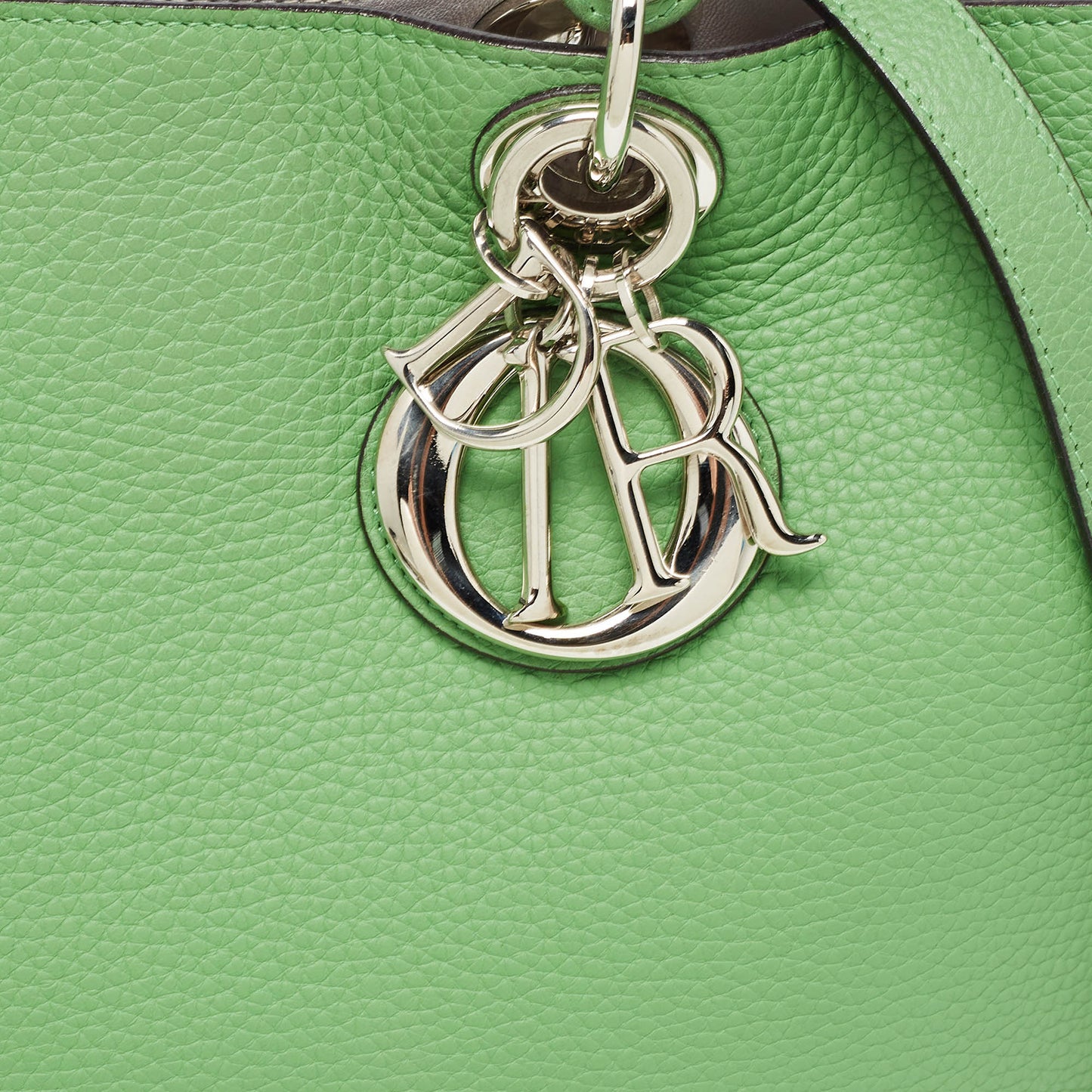 Dior Leather Large Diorissimo Shopper Tote