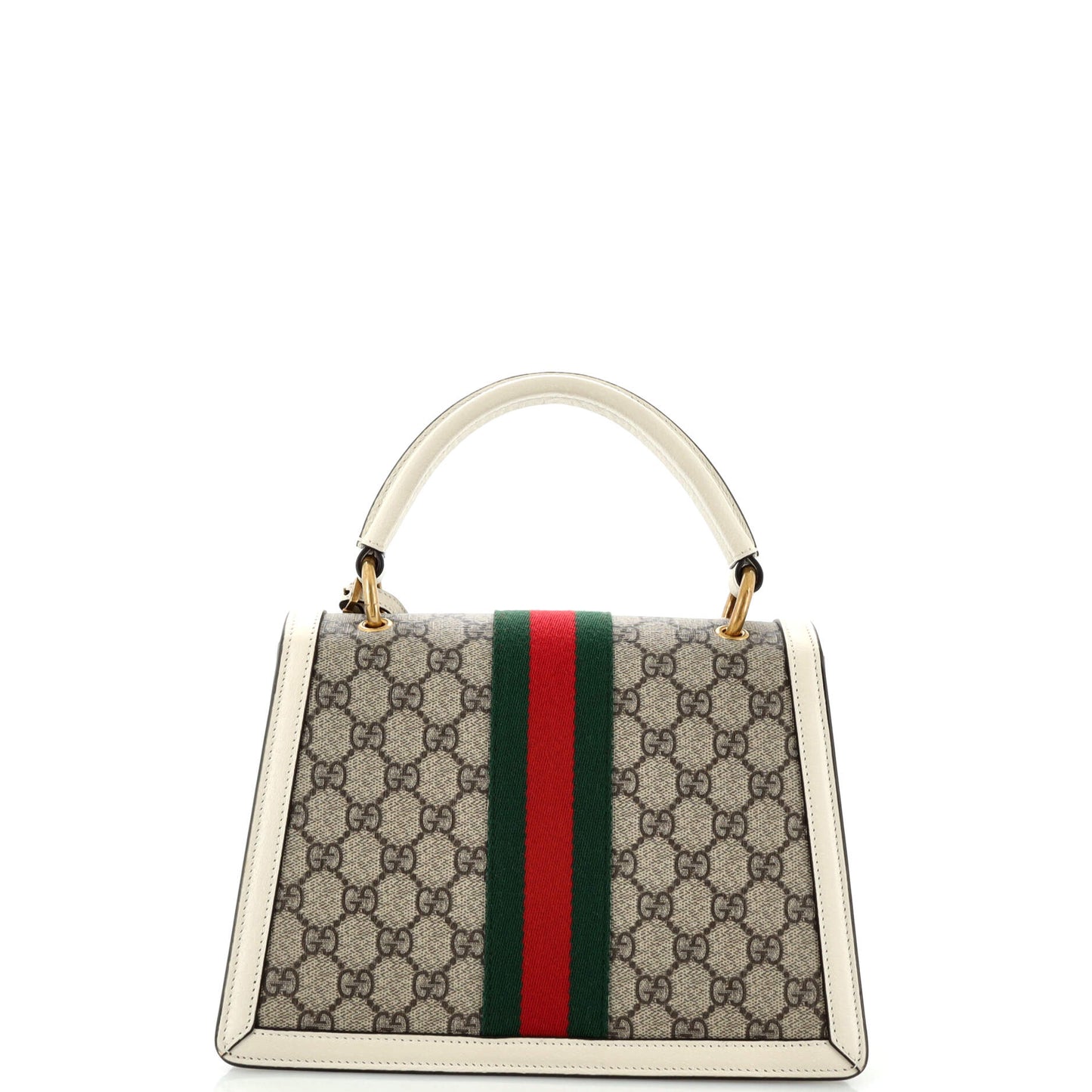 Queen Margaret Top Handle Bag GG Coated Canvas Small