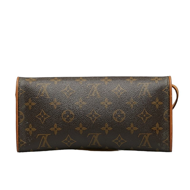 Louis Vuitton Monogram M51852 Shoulder Bag Leather Brown