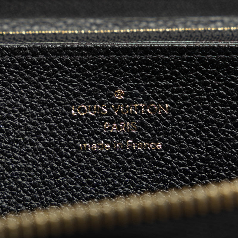 LOUIS VUITTON Louis Vuitton Monogram Amplant M64805 Long Wallet Carf/Laser Noir Black [Middle] Ladies