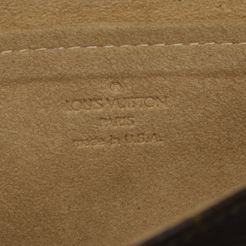 Louis Vuitton Monogram M51852 Shoulder Bag Leather Brown