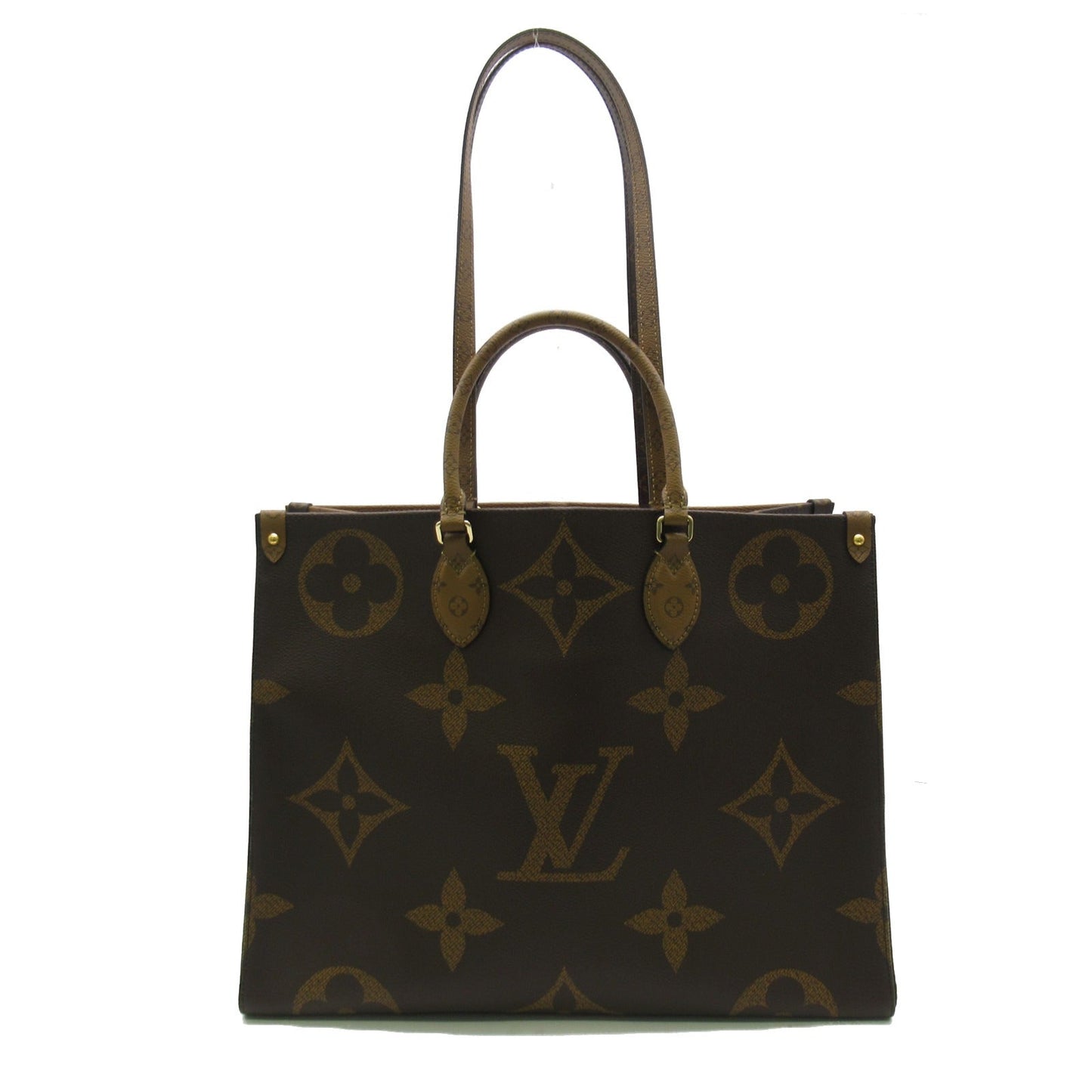 Louis Vuitton On The Go GM 2w Shoulder Bag Canvas Monogram Reversee  Brown M45320