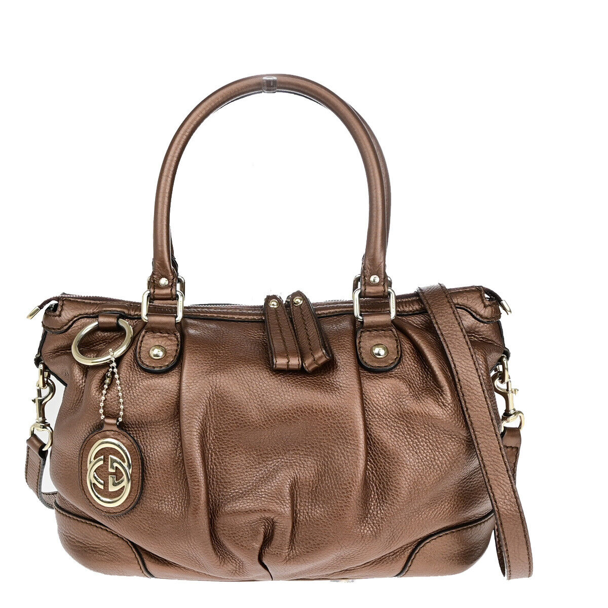 Gucci Sukey  Leather Shoulder Bag ()