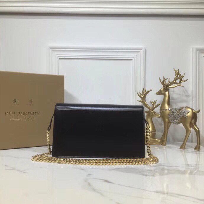 GLAMI Small Tb Envelope Clutch Black By British Heritage For Women, Bags 10.2in/26cm