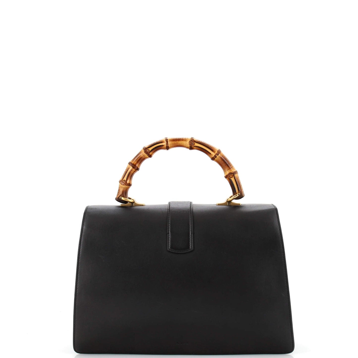 Dionysus Bamboo Top Handle Bag Colorblock Leather Large