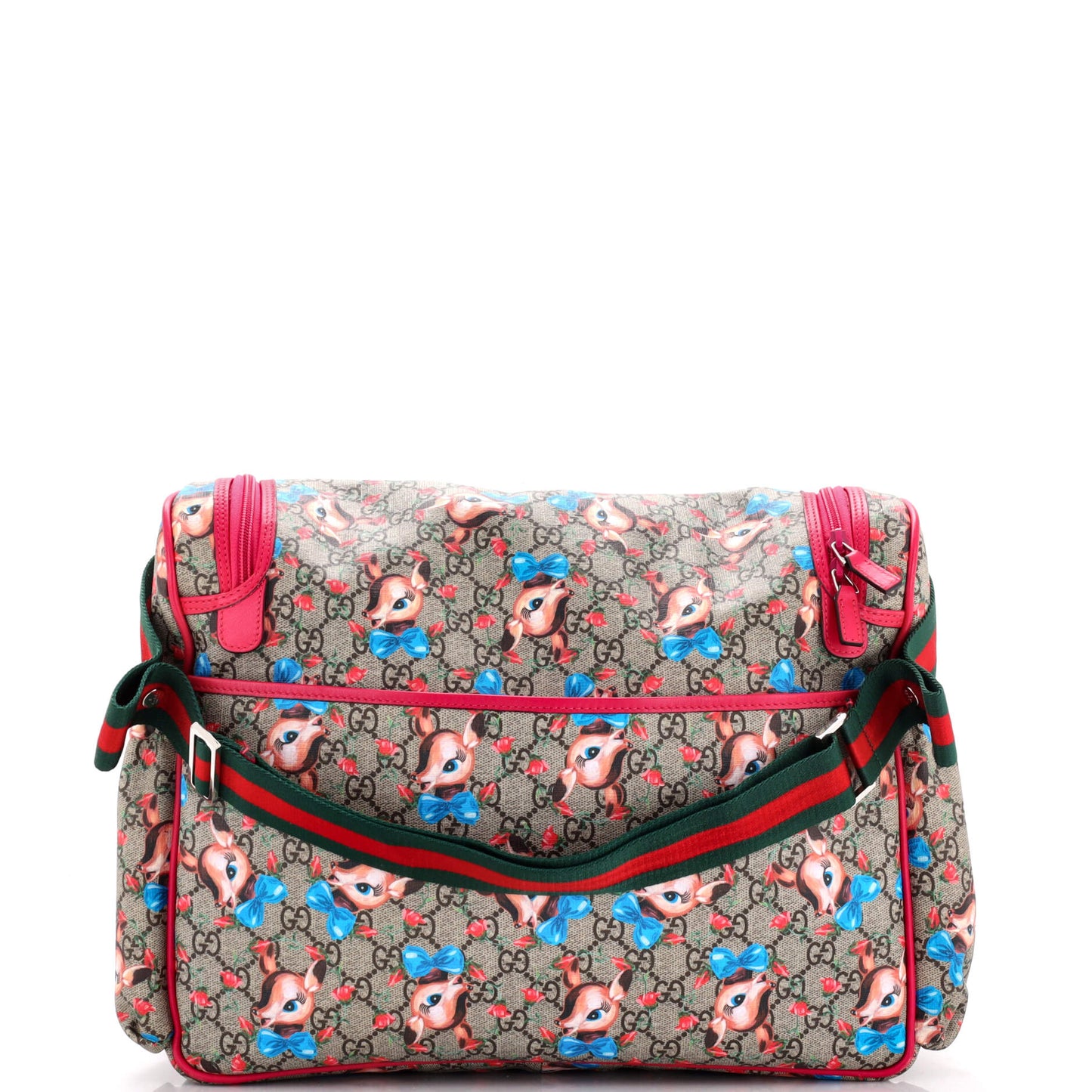 Diaper Bag Printed GG Coated Canvas