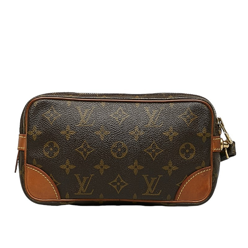 Louis Vuitton Monogram Marly Dragon PM Second Bag M51827 Brown PVC Leather  Louis Vuitton