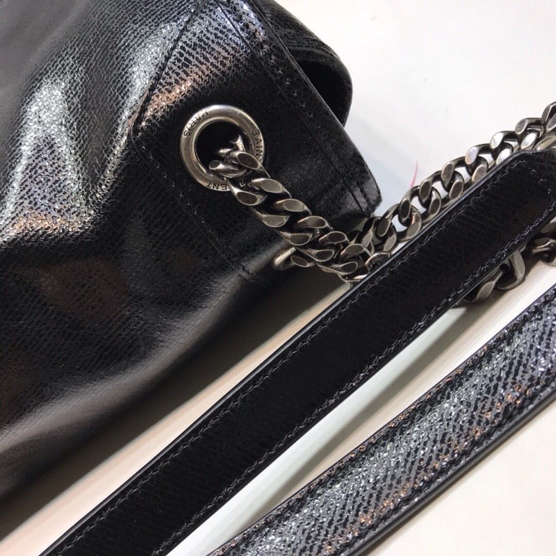 GLAMI Niki MeGLAMIum Chain Bag Black For Women 11in/28cm YSL