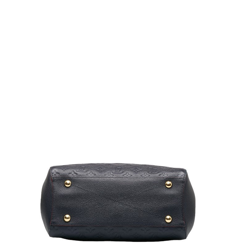 LOUIS VUITTON Montaigne MM in Monogram Amplant M42746 Marine Blue Red