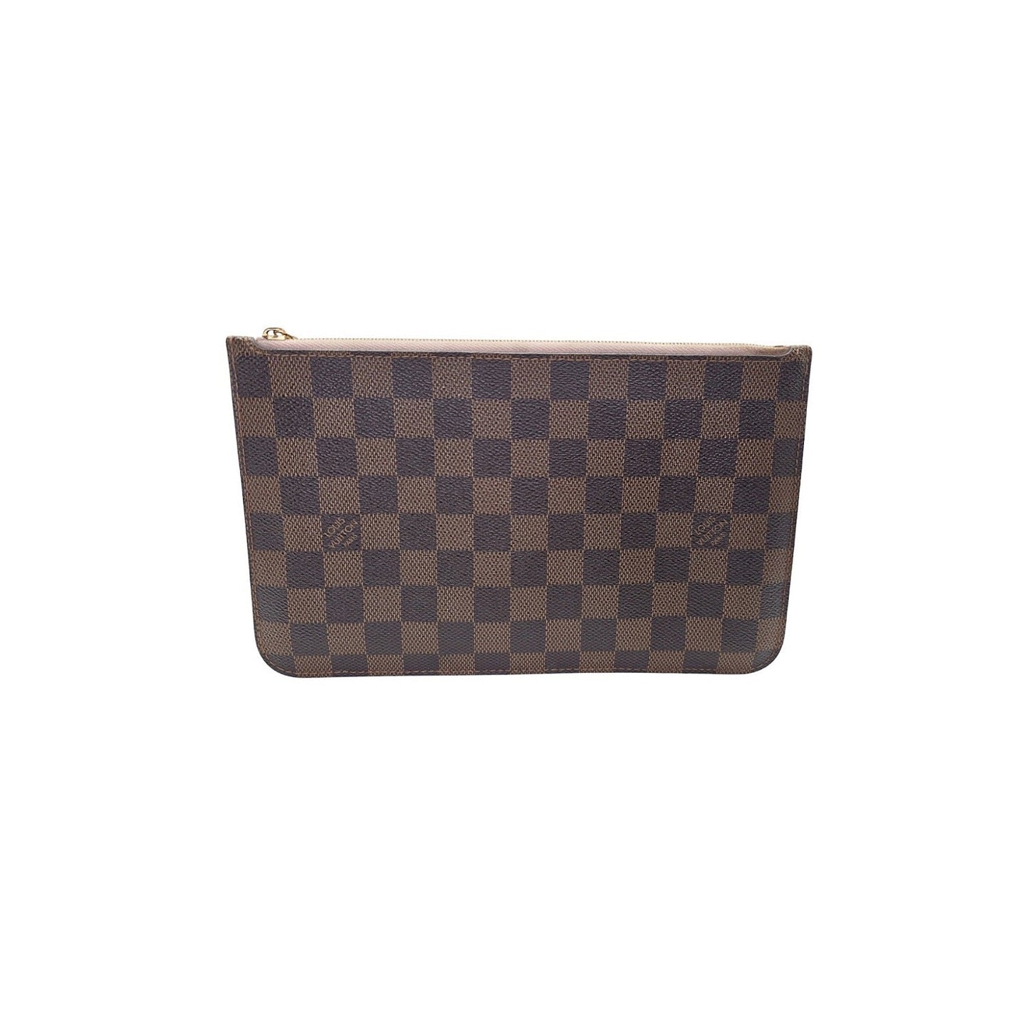Louis Vuitton Damier Ebene Neverfull Pochette Wristlet