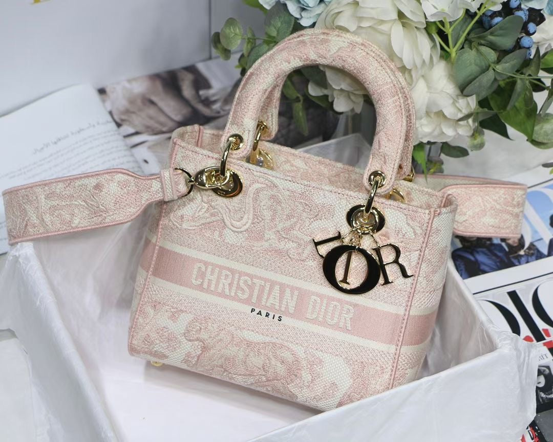 GLAMI MeGLAMIum Lady D-Lite Bag Pink, For Women, WomenÃ¢â‚¬â„¢s Handbags 24cm/9.5in CD M0565OTDT_M912